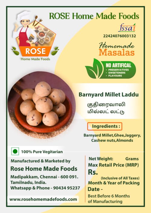 Barnyard Millet Laddu