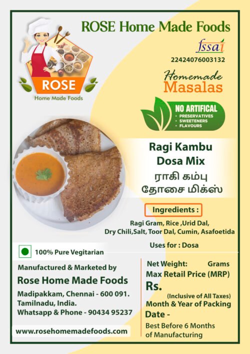 Ragi Adai Dosai Mix