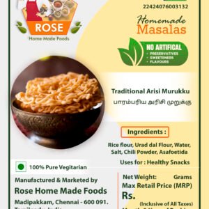 Traditional Arisi Murukku