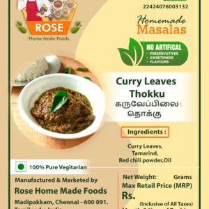 Curry Leaves Thokku