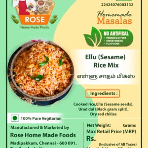 Ellu (Sesame) Rice Mix