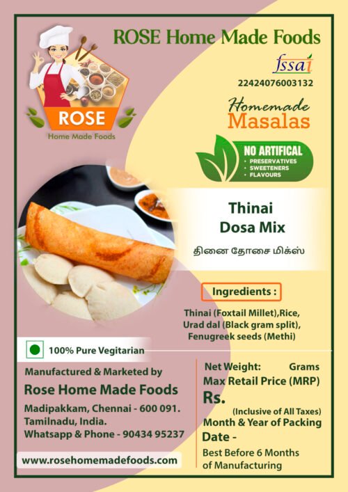 Thinai Dosa Mix - Image 3