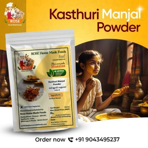 Kasthuri Manjal (Wild Turmeric) Powder - Image 3